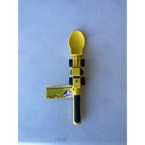 Constructive Eating Yellow Front Loader Spoon Toddler Utensil Made in USA
